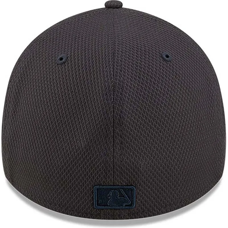 kasketter-buet-marinebla-tilpasset-39thirty-diamond-era-fra-new-york-yankees-mlb-af-new-era