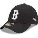 kasketter-buet-marinebla-justerbar-rem-9forty-league-essential-fra-boston-red-sox-mlb-af-new-era