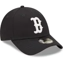 kasketter-buet-marinebla-justerbar-rem-9forty-league-essential-fra-boston-red-sox-mlb-af-new-era