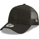 kasketter-buet-sort-snapback-a-frame-tonal-mesh-fra-chicago-white-sox-mlb-af-new-era