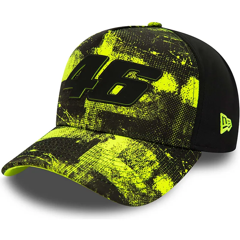 kasketter-buet-gul-snapback-valentino-rossi-vr46-9forty-all-over-print-fra-valentino-rossi-vr46-motogp-af-new-era
