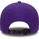 kasketter-buet-violet-justerbar-rem-9forty-print-infill-fra-los-angeles-lakers-nba-af-new-era