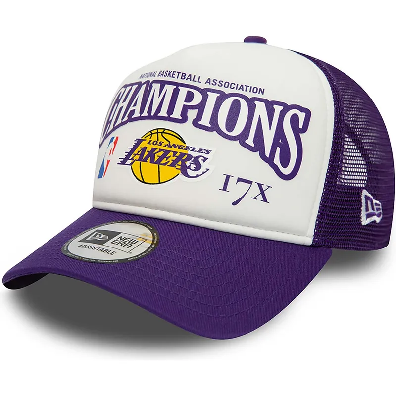 kasketter-buet-violet-snapback-a-frame-league-champions-fra-los-angeles-lakers-nba-af-new-era