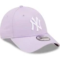 justerbar-violet-buet-kasket-9forty-league-essential-fra-new-york-yankees-mlb-fra-new-era