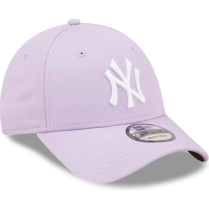 justerbar-violet-buet-kasket-9forty-league-essential-fra-new-york-yankees-mlb-fra-new-era