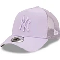 kasketter-buet-violet-snapback-a-frame-tonal-mesh-fra-new-york-yankees-mlb-af-new-era