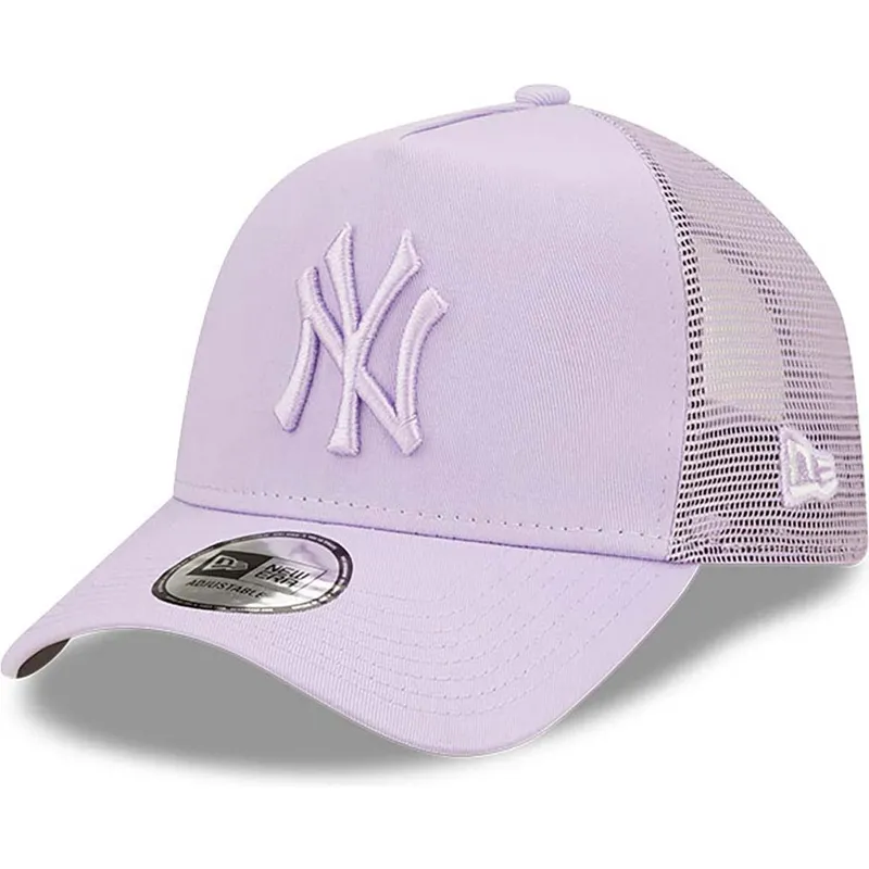 kasketter-buet-violet-snapback-a-frame-tonal-mesh-fra-new-york-yankees-mlb-af-new-era kasketter-buet-violet-snapback-a-frame-tonal-mesh-fra-new-york-yankees-mlb-af-new-era