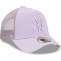 kasketter-buet-violet-snapback-a-frame-tonal-mesh-fra-new-york-yankees-mlb-af-new-era
