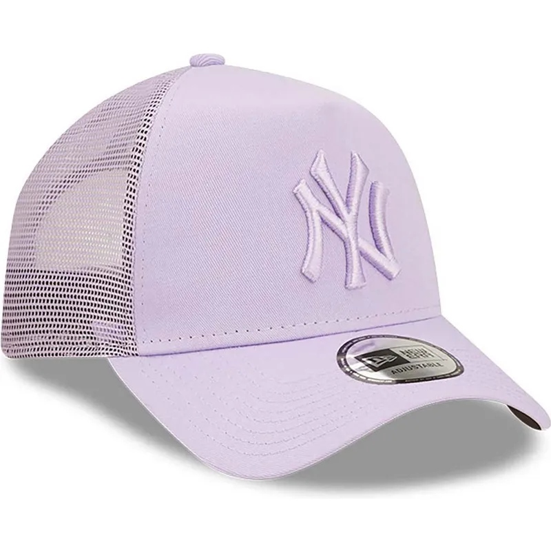 kasketter-buet-violet-snapback-a-frame-tonal-mesh-fra-new-york-yankees-mlb-af-new-era kasketter-buet-violet-snapback-a-frame-tonal-mesh-fra-new-york-yankees-mlb-af-new-era