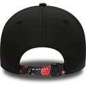 kasketter-buet-sort-justerbar-rem-9forty-print-infill-fra-chicago-bulls-nba-af-new-era