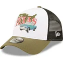 kasketter-buet-gron-snapback-a-frame-af-new-era