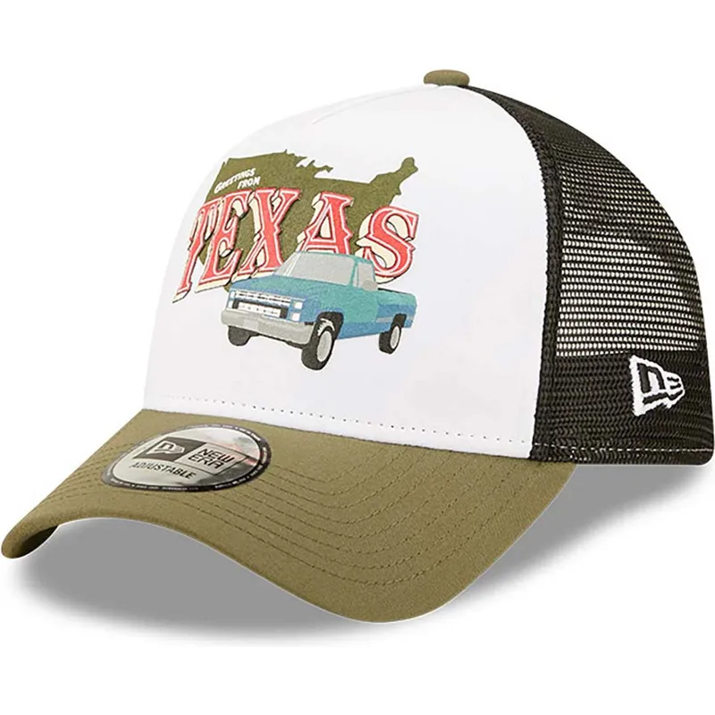 kasketter-buet-gron-snapback-a-frame-af-new-era
