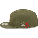kasketter-flad-gron-snapback-9fifty-flower-fra-los-angeles-dodgers-mlb-af-new-era