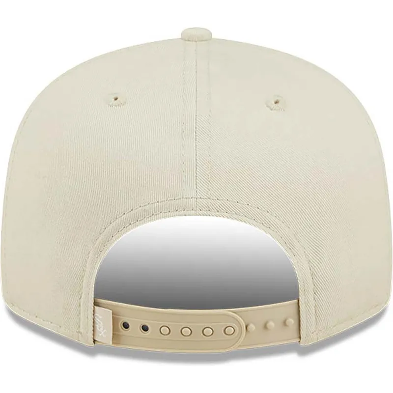 kasketter-flad-beige-snapback-9fifty-flower-fra-chicago-white-sox-mlb-af-new-era