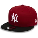 kasketter-flad-rod-snapback-9fifty-colour-block-fra-new-york-yankees-mlb-af-new-era