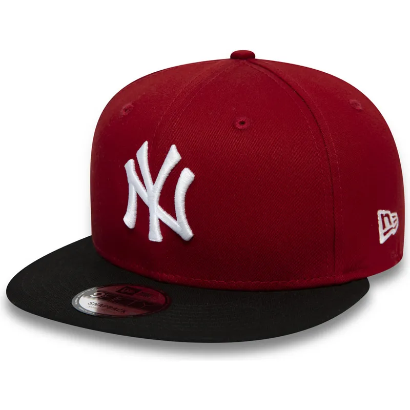 kasketter-flad-rod-snapback-9fifty-colour-block-fra-new-york-yankees-mlb-af-new-era