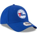 kasketter-buet-bla-justerbar-rem-9forty-league-fra-philadelphia-76ers-nba-af-new-era