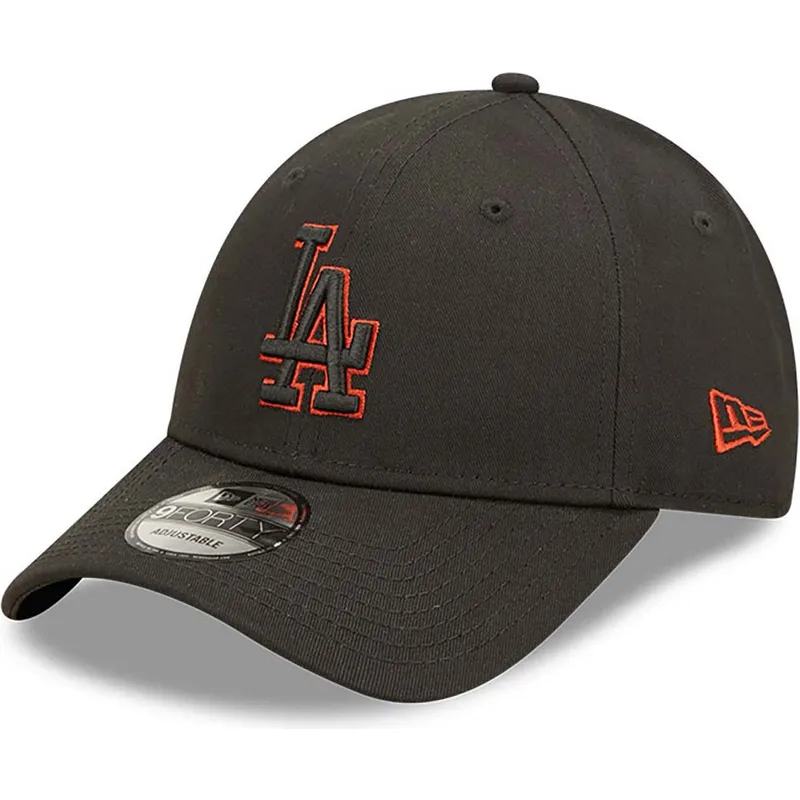 kasketter-buet-sort-justerbar-rem-9forty-team-outline-fra-los-angeles-dodgers-mlb-af-new-era kasketter-buet-sort-justerbar-rem-9forty-team-outline-fra-los-angeles-dodgers-mlb-af-new-era
