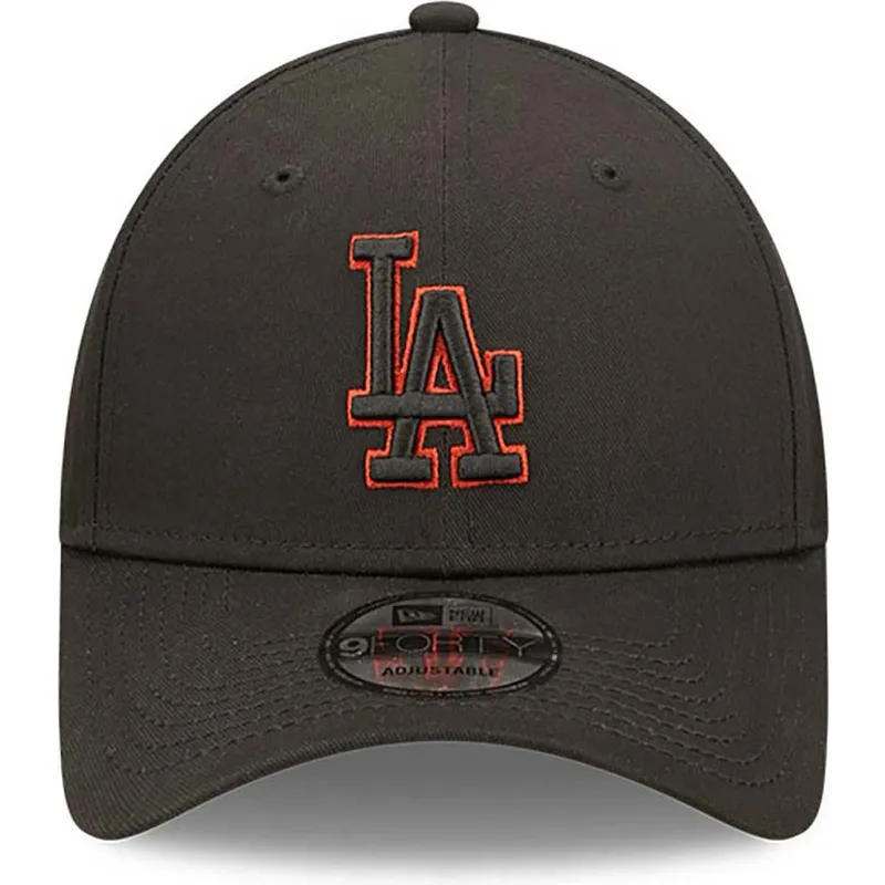 kasketter-buet-sort-justerbar-rem-9forty-team-outline-fra-los-angeles-dodgers-mlb-af-new-era kasketter-buet-sort-justerbar-rem-9forty-team-outline-fra-los-angeles-dodgers-mlb-af-new-era