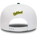 hvid-og-gron-flad-skygge-snapback-rickey-henderson-9fifty-crown-patches-oakland-athletics-mlb-kasket-fra-new-era