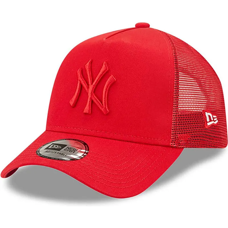 kasketter-buet-rod-snapback-a-frame-tonal-mesh-fra-new-york-yankees-mlb-af-new-era