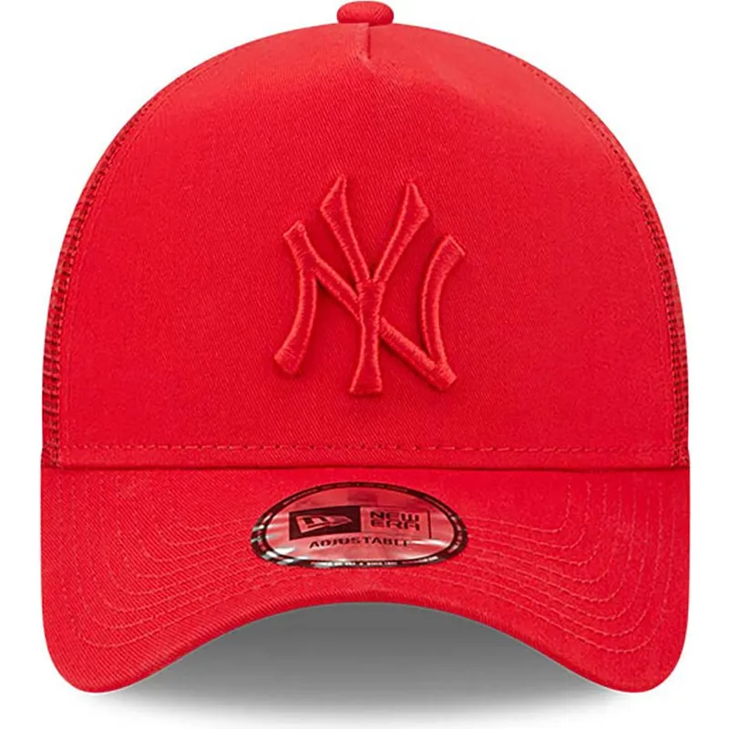 kasketter-buet-rod-snapback-a-frame-tonal-mesh-fra-new-york-yankees-mlb-af-new-era