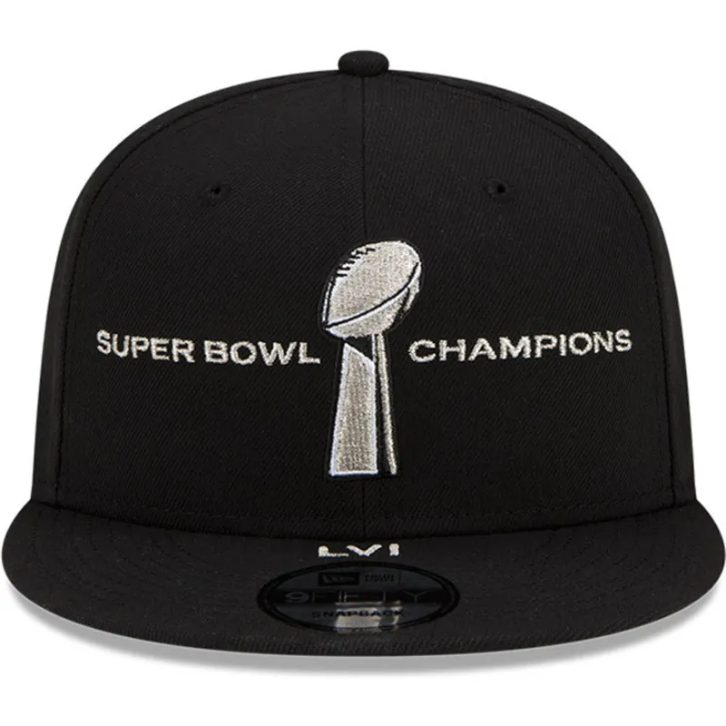 kasketter-flad-sort-snapback-9fifty-parade-super-bowl-champions-lvi-2022-fra-los-angeles-rams-nfl-af-new-era