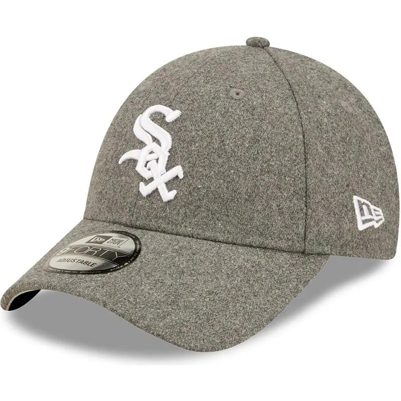 kasketter-buet-gra-justerbar-rem-9forty-the-league-melton-fra-chicago-white-sox-mlb-af-new-era kasketter-buet-gra-justerbar-rem-9forty-the-league-melton-fra-chicago-white-sox-mlb-af-new-era
