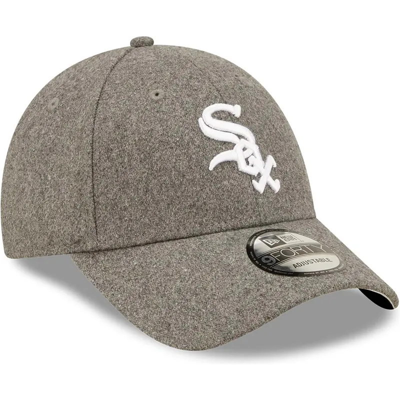 kasketter-buet-gra-justerbar-rem-9forty-the-league-melton-fra-chicago-white-sox-mlb-af-new-era kasketter-buet-gra-justerbar-rem-9forty-the-league-melton-fra-chicago-white-sox-mlb-af-new-era
