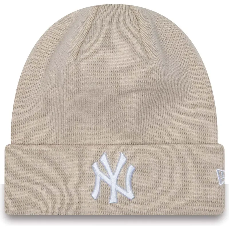 huer-beige-cuff-league-essential-fra-new-york-yankees-mlb-af-new-era