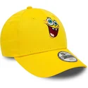 kasketter-buet-gul-justerbar-rem-til-barn-9forty-fra-bob-esponja-bob-esponja-af-new-era