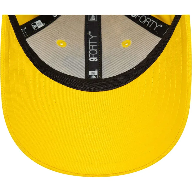 kasketter-buet-gul-justerbar-rem-til-barn-9forty-fra-bob-esponja-bob-esponja-af-new-era