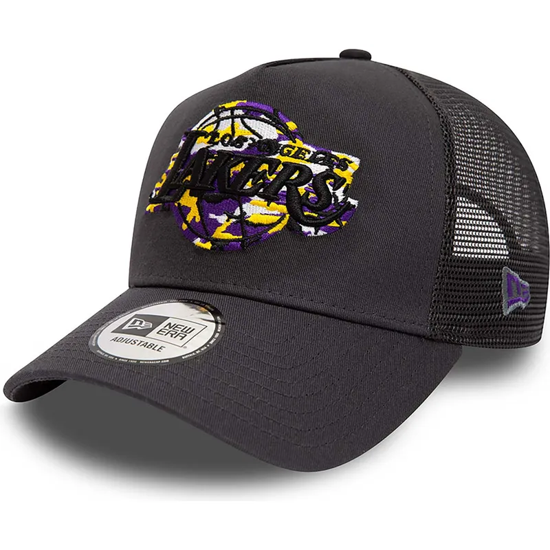 kasketter-buet-gra-snapback-a-frame-team-camo-infill-fra-los-angeles-lakers-nba-af-new-era kasketter-buet-gra-snapback-a-frame-team-camo-infill-fra-los-angeles-lakers-nba-af-new-era