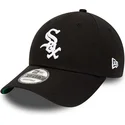 kasketter-buet-sort-justerbar-rem-9forty-team-side-patch-fra-chicago-white-sox-mlb-af-new-era