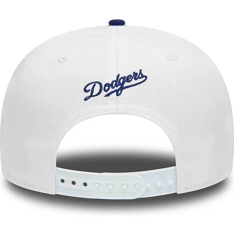 kasketter-flad-hvid-snapback-9fifty-crown-patches-fra-los-angeles-dodgers-mlb-af-new-era
