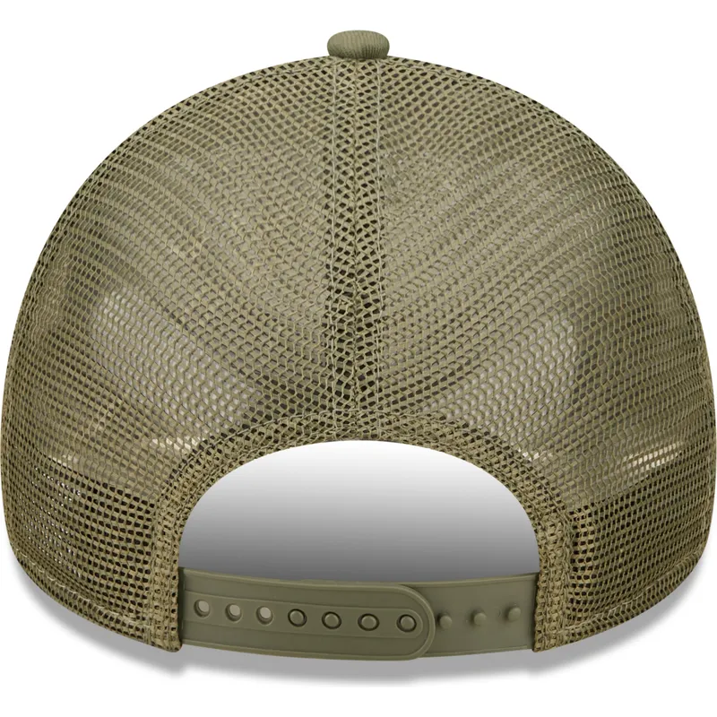 kasketter-buet-gron-snapback-a-frame-tonal-mesh-fra-new-york-yankees-mlb-af-new-era
