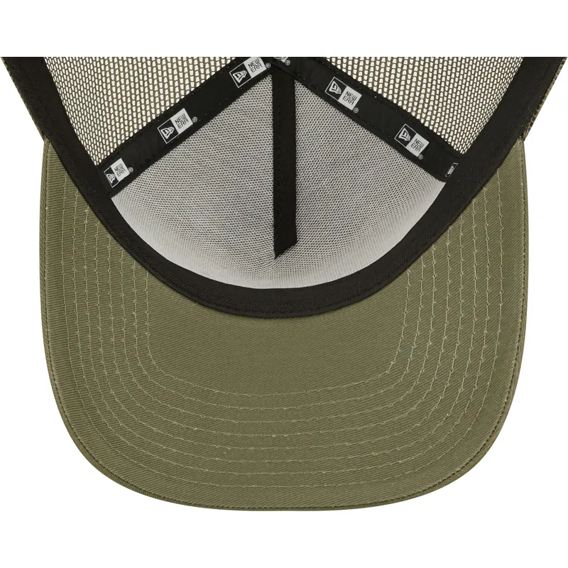 kasketter-buet-gron-snapback-a-frame-tonal-mesh-fra-new-york-yankees-mlb-af-new-era