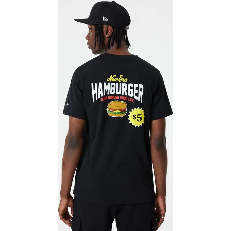 t-shirt-kort-aerme-sort-fra-camiseta-manga-corta-negra-good-burger-good-life-food-graphic-af-new-era