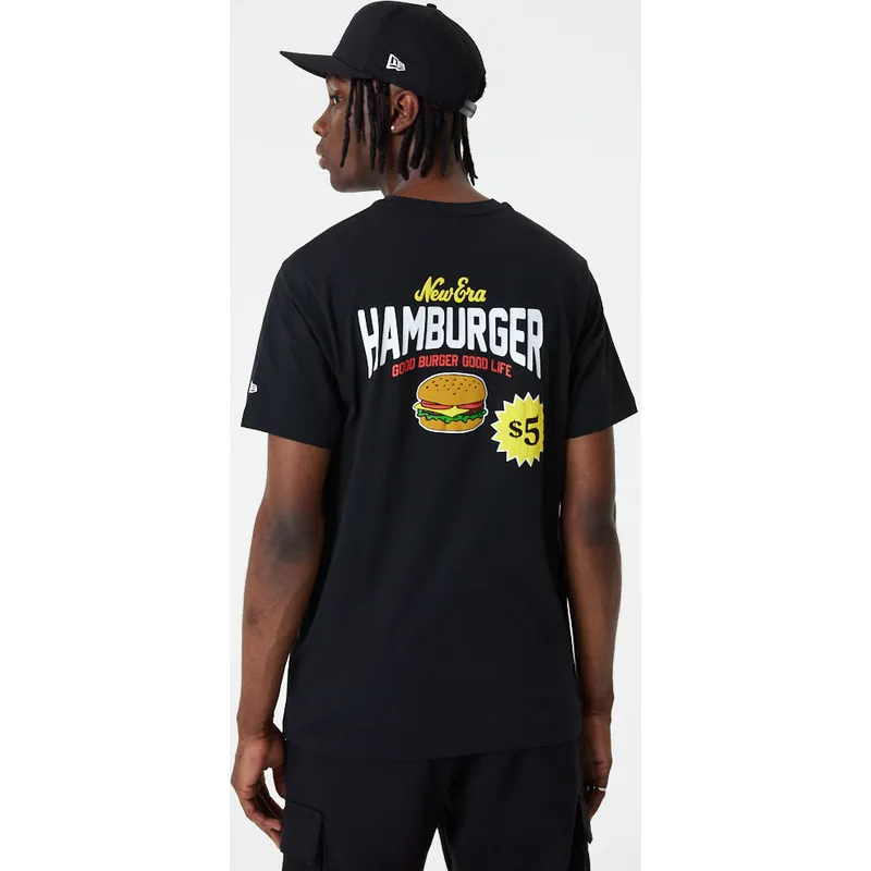 t-shirt-kort-aerme-sort-fra-camiseta-manga-corta-negra-good-burger-good-life-food-graphic-af-new-era