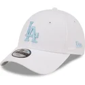 kasketter-buet-hvid-justerbar-rem-til-barn-9forty-league-essential-fra-los-angeles-dodgers-mlb-af-new-era