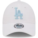 9forty-league-essential-los-angeles-dodgers-mlb-hvid-justerbar-buet-kasket-med-blat-logo-til-drenge-fra-new-era