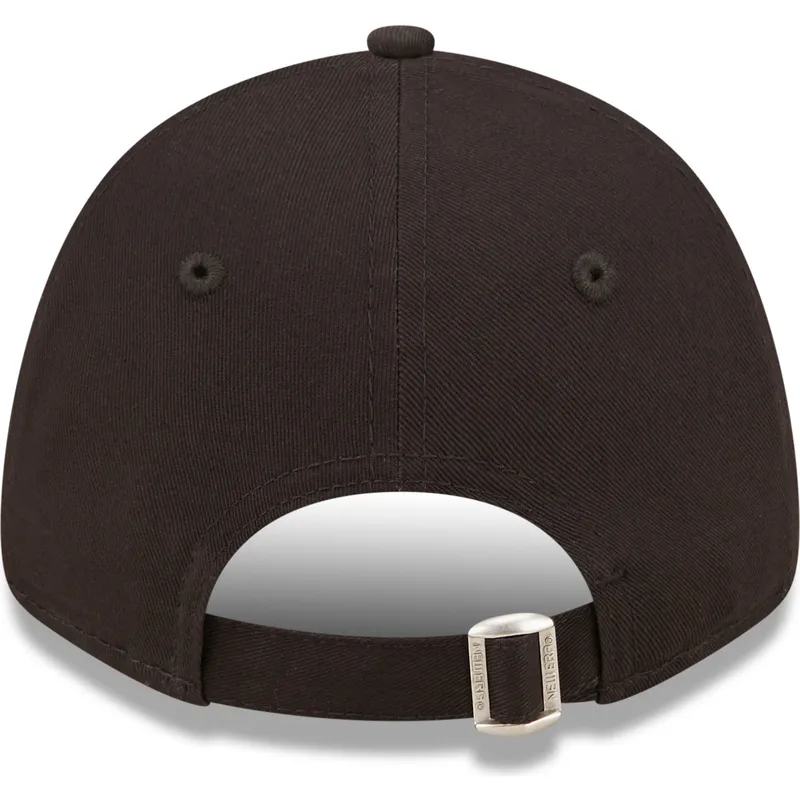 kasketter-buet-sort-justerbar-rem-til-barn-rosa-9forty-league-essential-fra-new-york-yankees-mlb-af-new-era