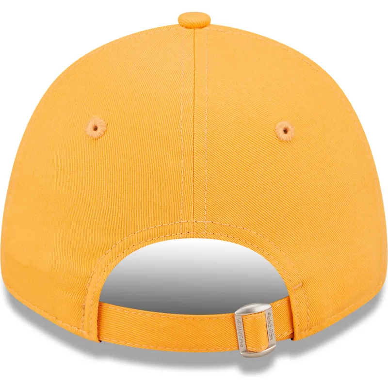 kasketter-buet-orange-justerbar-rem-til-barn-9forty-league-essential-fra-new-york-yankees-mlb-af-new-era
