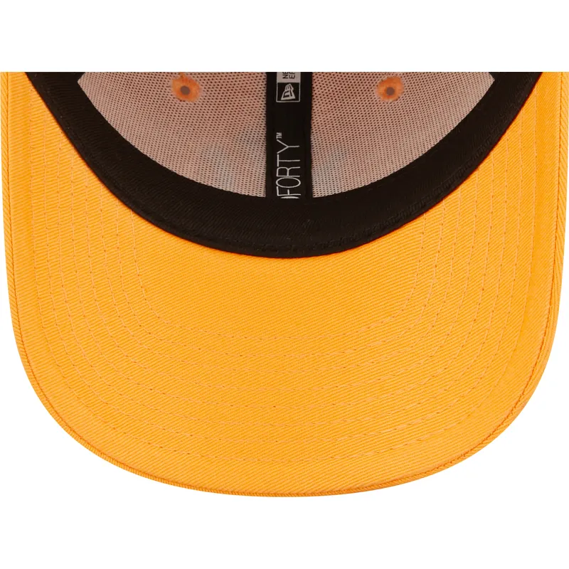 kasketter-buet-orange-justerbar-rem-til-barn-9forty-league-essential-fra-new-york-yankees-mlb-af-new-era