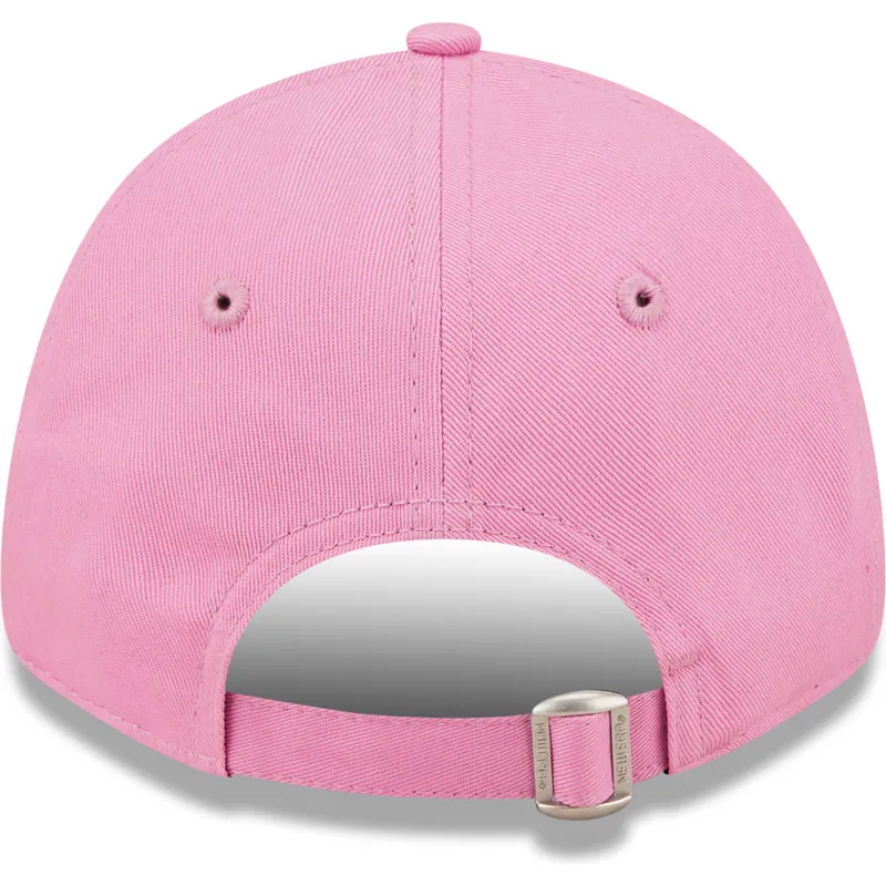 kasketter-buet-rosa-justerbar-rem-til-barn-9forty-league-essential-fra-new-york-yankees-mlb-af-new-era