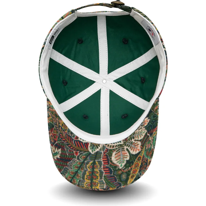 kasketter-buet-gron-justerbar-rem-9forty-all-over-print-floral-fra-new-york-yankees-mlb-af-new-era
