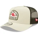 kasketter-buet-beige-snapback-a-frame-af-new-era