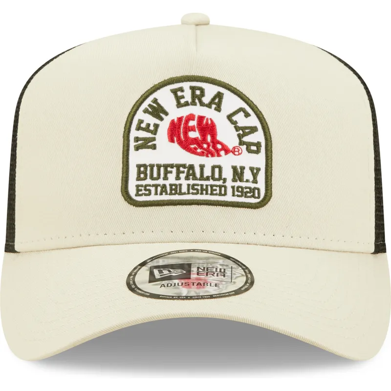 kasketter-buet-beige-snapback-a-frame-af-new-era