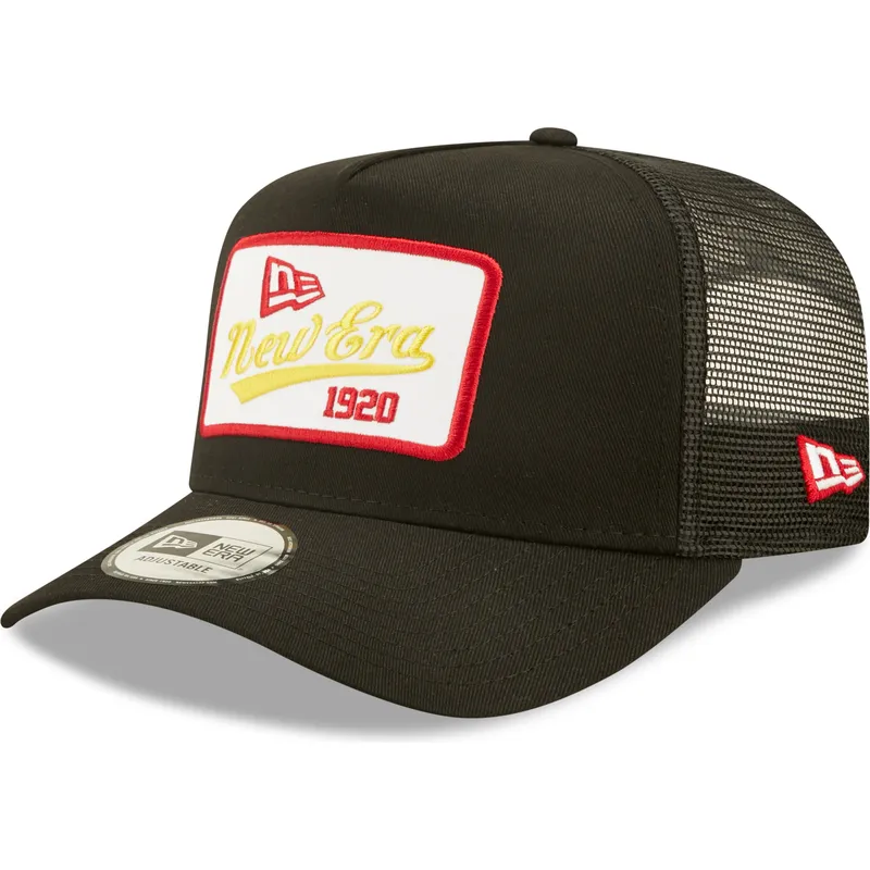 kasketter-buet-sort-snapback-a-frame-af-new-era