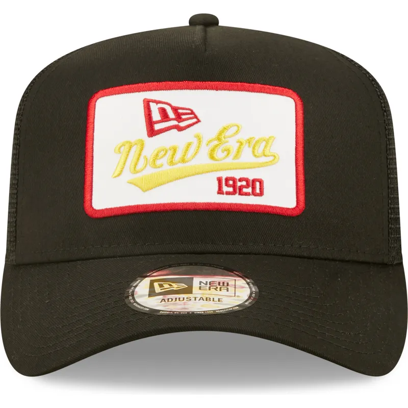 kasketter-buet-sort-snapback-a-frame-af-new-era